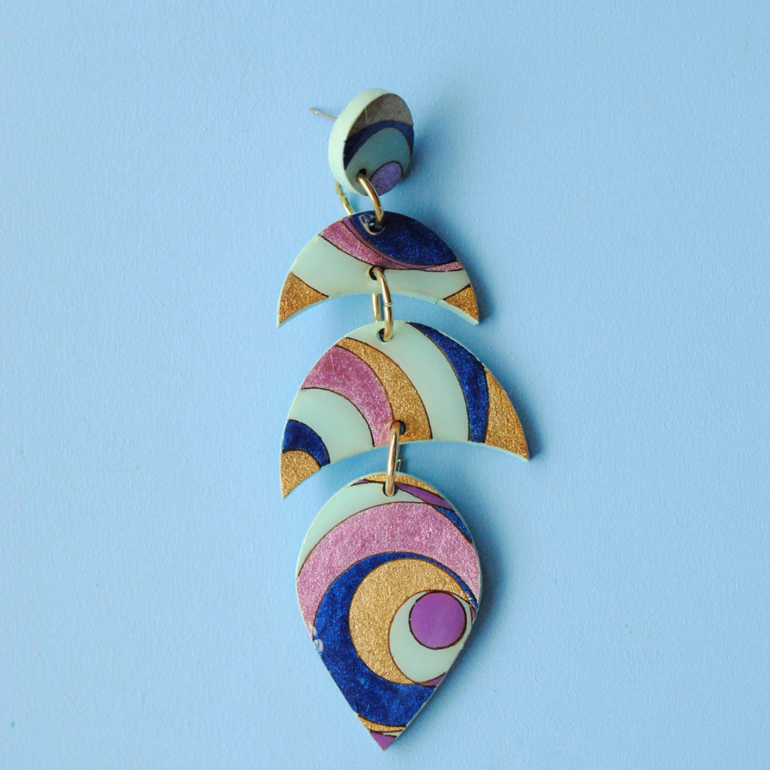 Aretes Barichara Calles de color