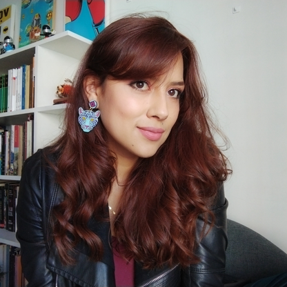 Aretes Jaguar del Amazonas Azul