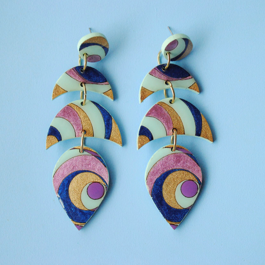 Aretes Barichara Calles de color