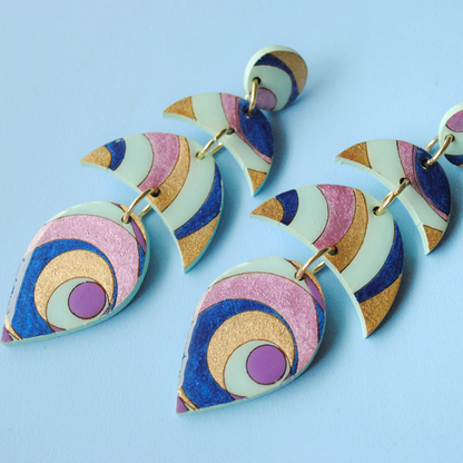 Aretes Barichara Calles de color