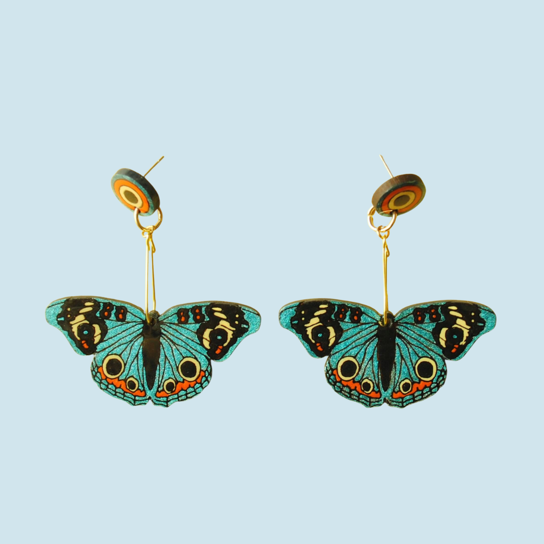 Aretes Mariposas Junonías