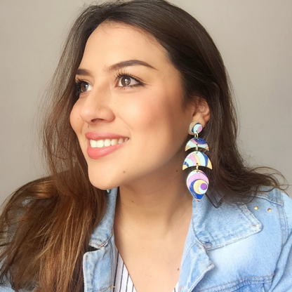 Aretes Barichara Calles de color