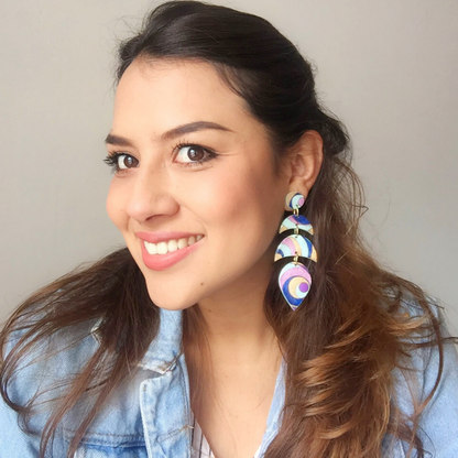 Aretes Barichara Calles de color