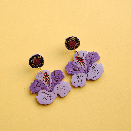 Aretes Orquídeas de la Montaña