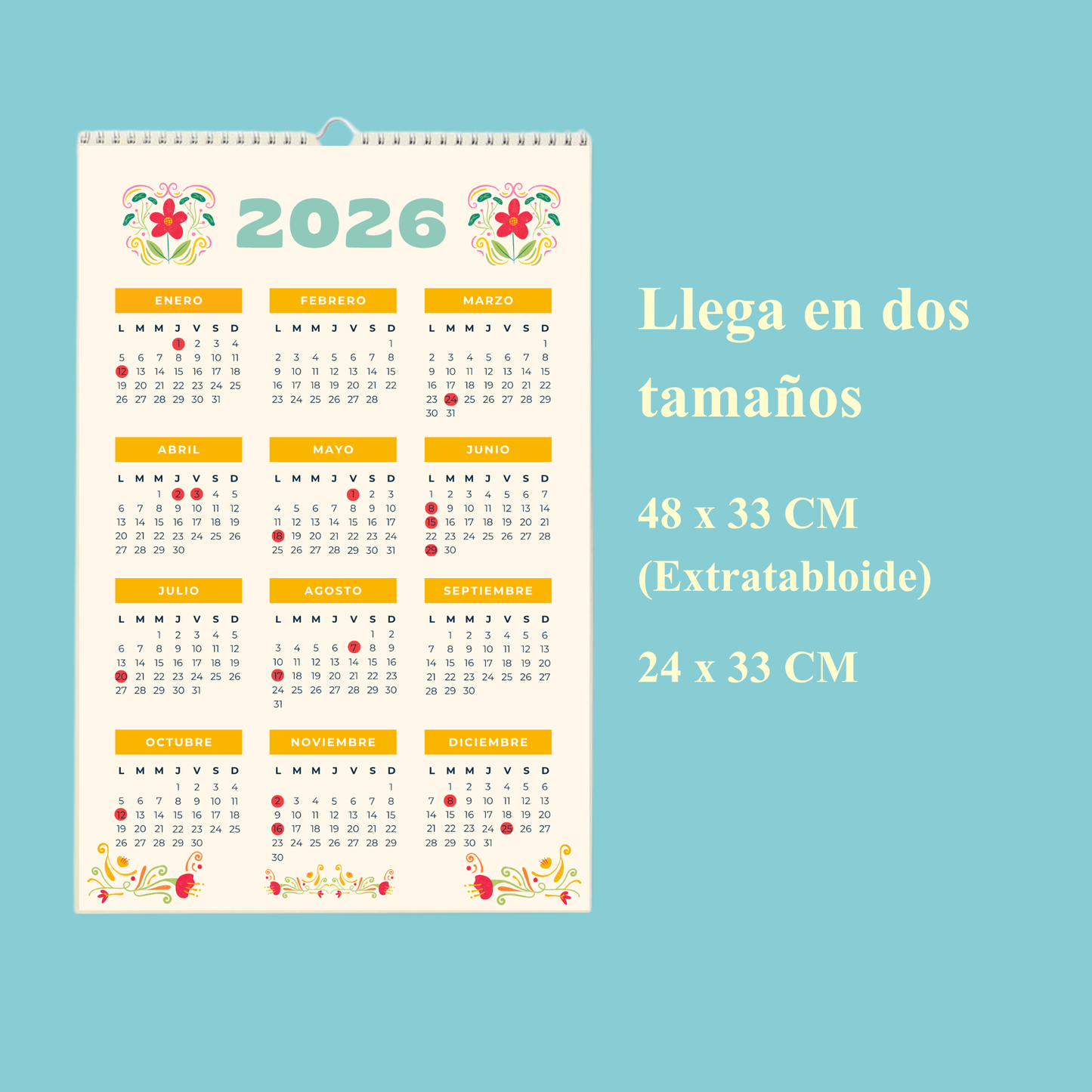 CALENDARIO PLANEADOR 2026