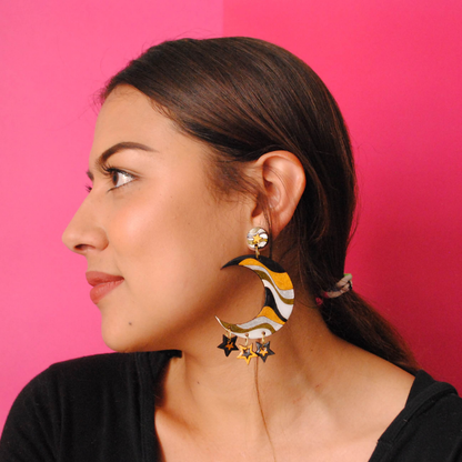 Aretes Lunas Sideral