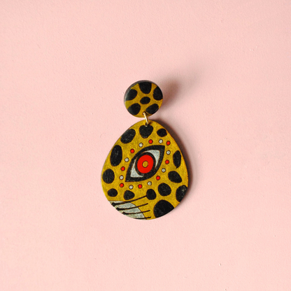 Aretes Jaguar del Carnaval