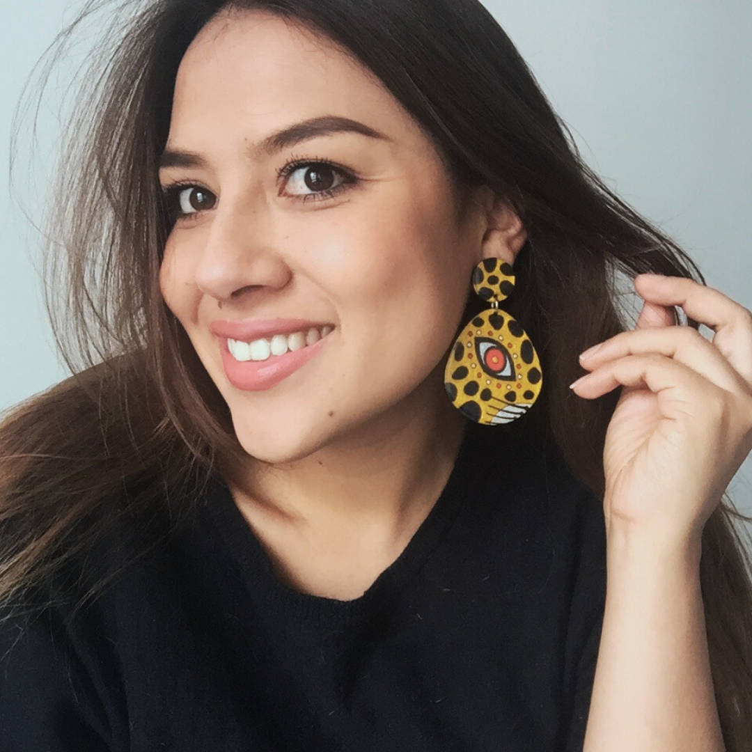 Aretes Jaguar del Carnaval