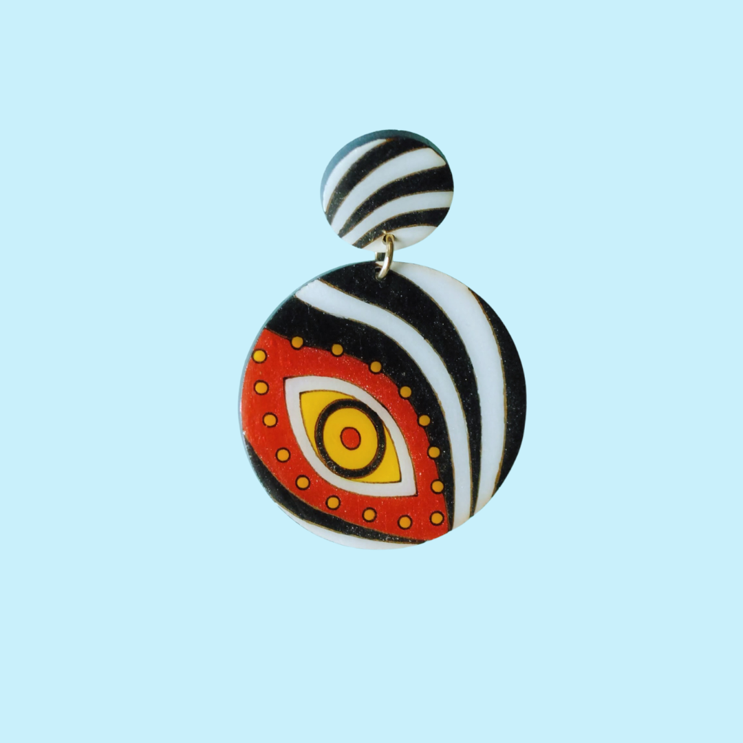 Aretes Cebras del Carnaval