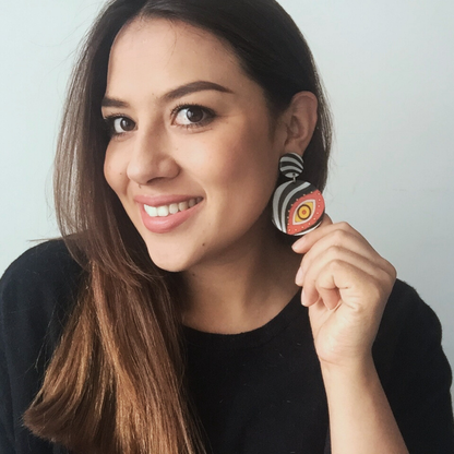 Aretes Cebras del Carnaval