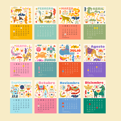 CALENDARIO DE ESCRITORIO 2026