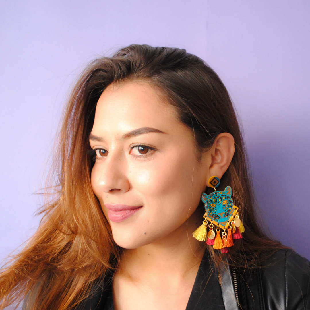 Aretes Jaguar del Amazonas