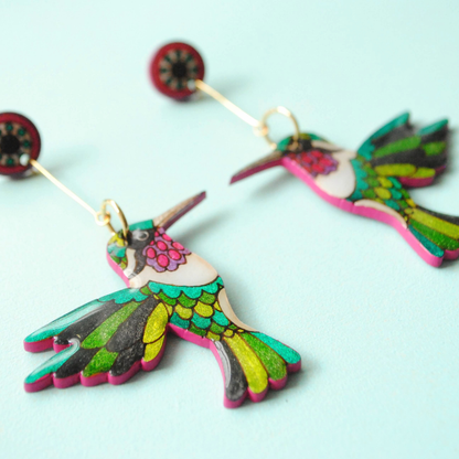 Aretes Colibrís