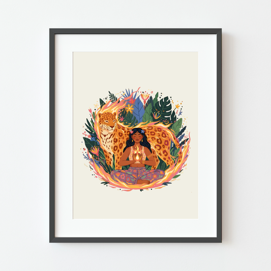 Print Jaguar Interior