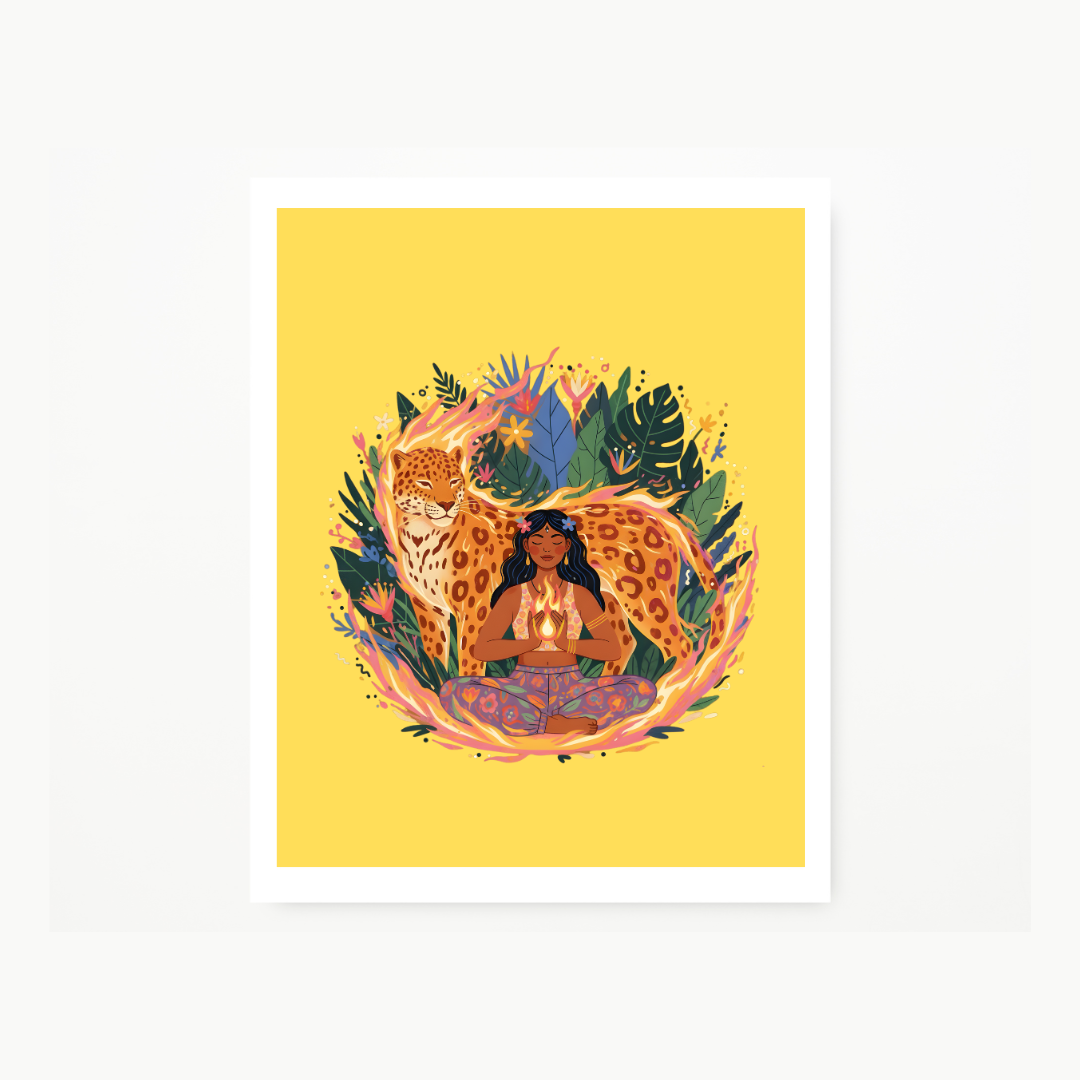 Print Jaguar Interior